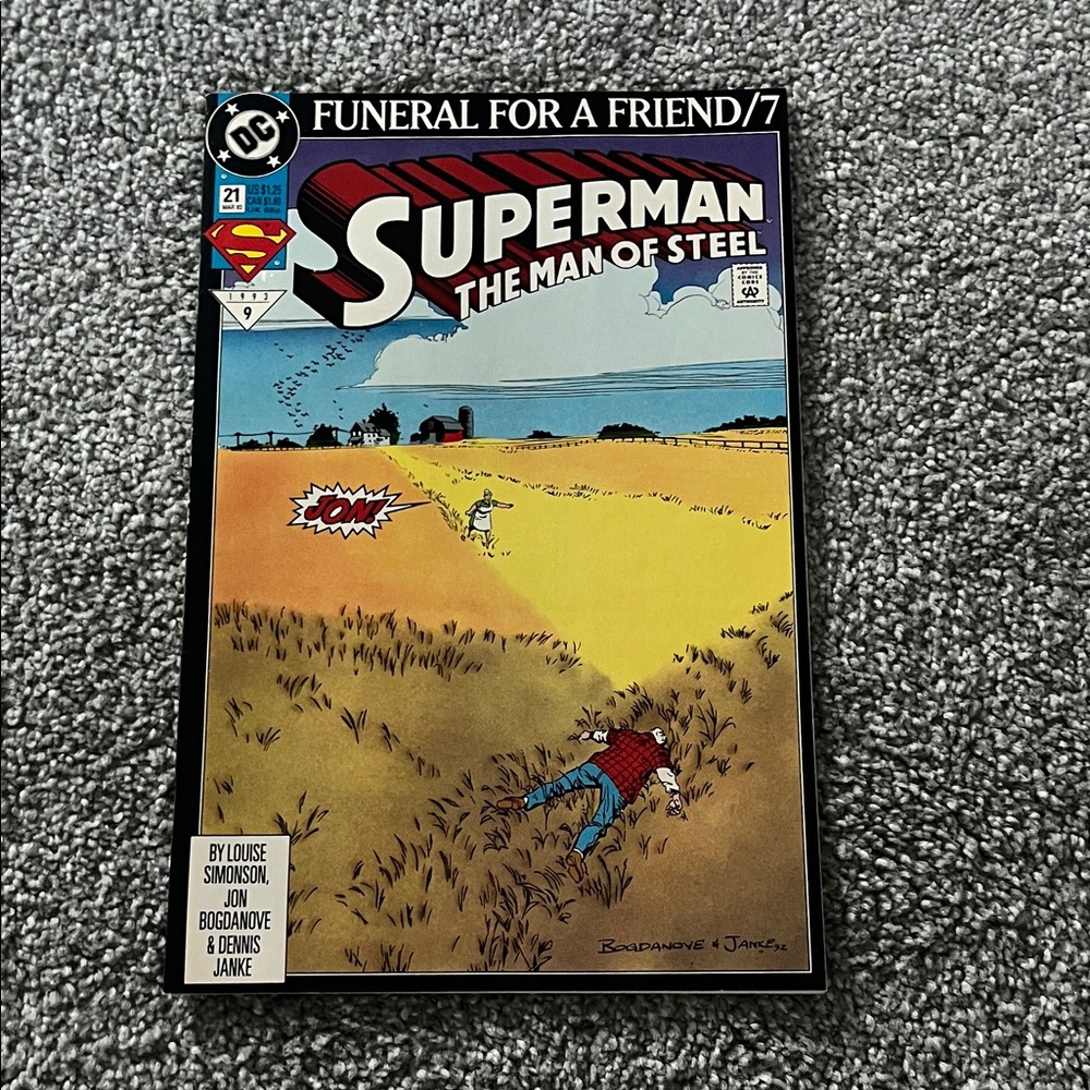 Superman The Man of Steel Comic Book